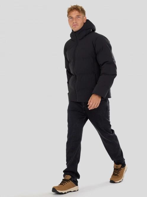 Fundango Newport Puffer Jacket męski pikowana kurtka zimowa czarny 5