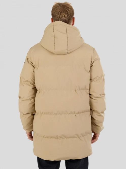 Fundango Nordvik Parka Jacket męski pikowana kurtka zimowa żółty 3