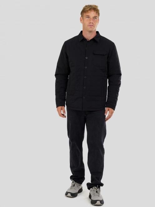 Fundango Grido Padded Shirt Jacket męski kurtka koszulowa czarny 4