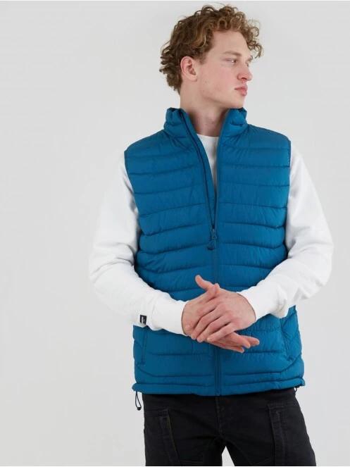 Fundango Hollow Padded Vest męski kamizelka zielony 5