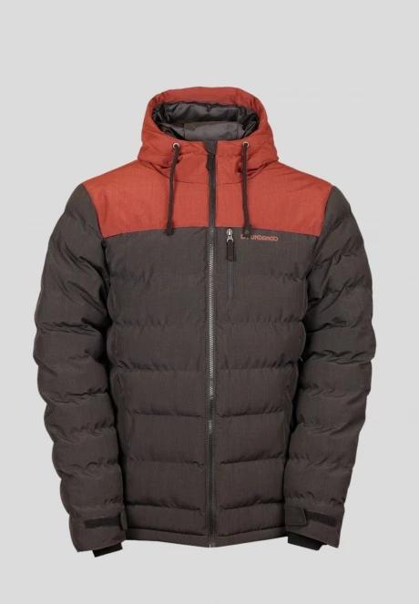 Fundango Passat Padded Jacket męski kurtka wyjściowa brąz 2