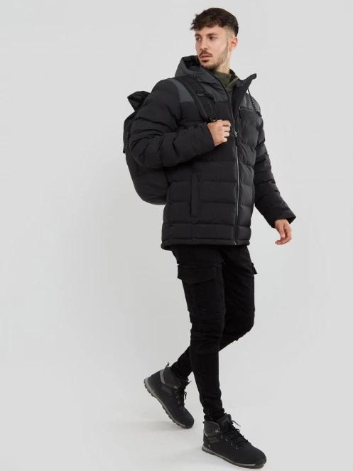 Fundango Passat Padded Jacket męski kurtka wyjściowa czarny 5