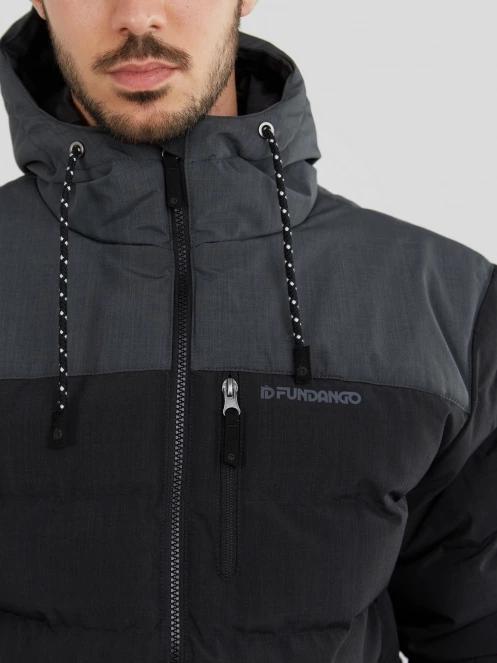 Fundango Passat Padded Jacket męski kurtka wyjściowa czarny 6