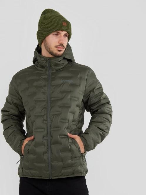 Fundango Smoke Hooded Jacket męski kurtka wyjściowa oliwka 2