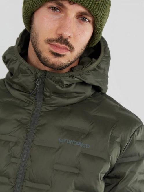 Fundango Smoke Hooded Jacket męski kurtka wyjściowa oliwka 6