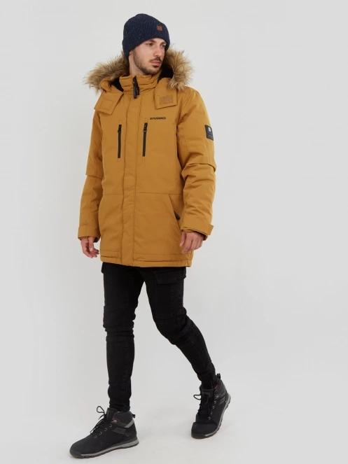 Fundango Spirit Parka Jacket męski kurtka zimowa brąz 4