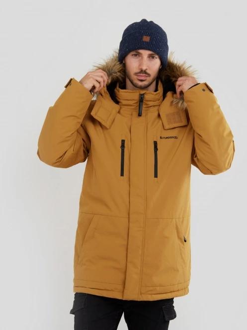 Fundango Spirit Parka Jacket męski kurtka zimowa brąz 5