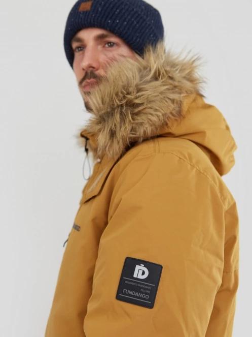 Fundango Spirit Parka Jacket męski kurtka zimowa brąz 6