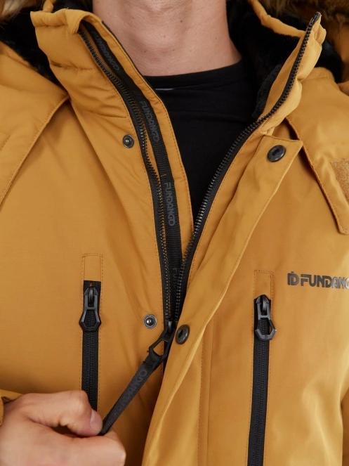 Fundango Spirit Parka Jacket męski kurtka zimowa brąz 7