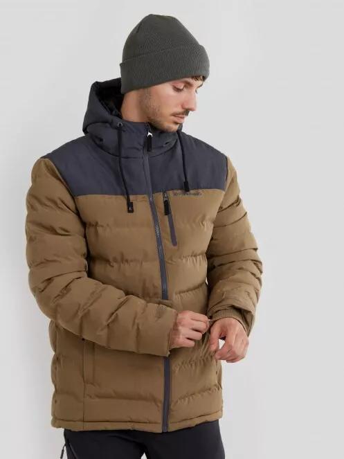 Fundango Passat Padded Jacket męski kurtka wyjściowa brąz 4