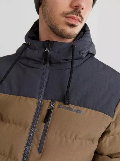 Fundango Passat Padded Jacket męski kurtka wyjściowa brąz 6