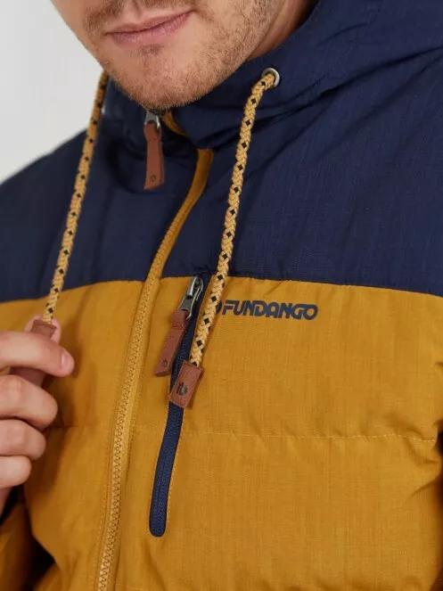 Fundango Passat Padded Jacket męski kurtka wyjściowa żółty 4