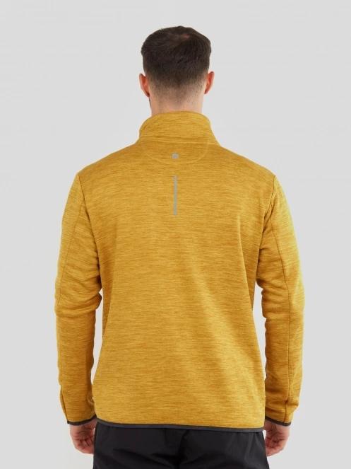 Fundango Jefferson Fleece Jacket męski bluza z polaru brąz 3