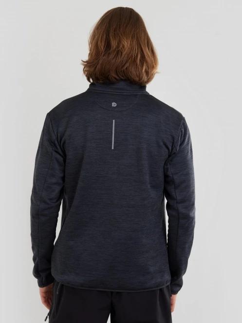 Fundango Jefferson Fleece Jacket męski bluza z polaru czarny 3