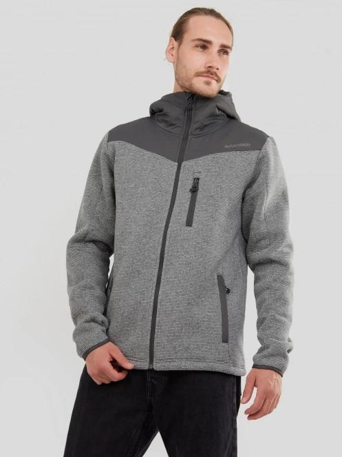 Fundango Ashford Insulated Fleece Jacket męski bluza z polaru szary 2