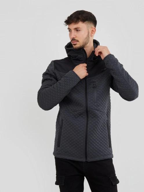 Fundango Ashford Insulated Fleece Jacket męski bluza z polaru czarny 2