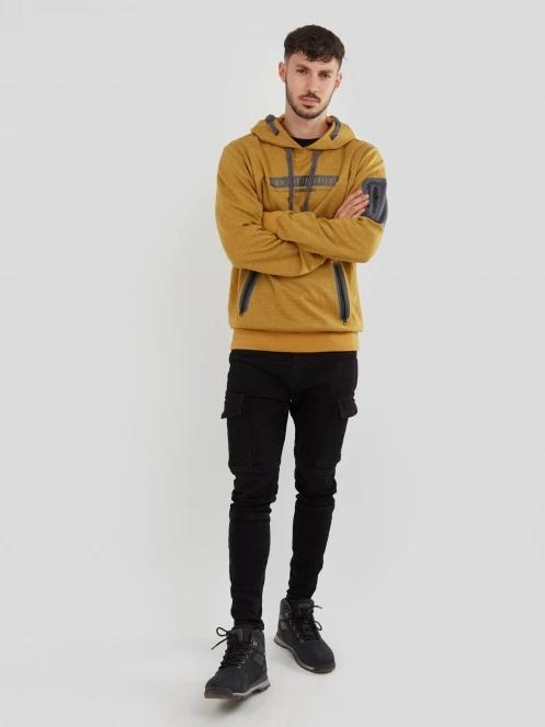 Fundango Force Tech Pullover męski sweter brąz 4