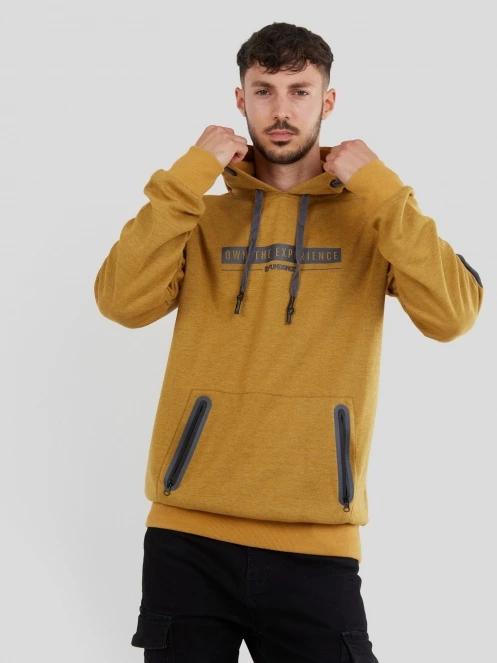 Fundango Force Tech Pullover męski sweter brąz 5