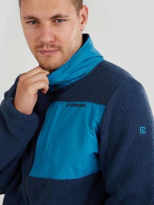 Fundango Haven Hybrid Jacket męski bluza z polaru niebieski 4