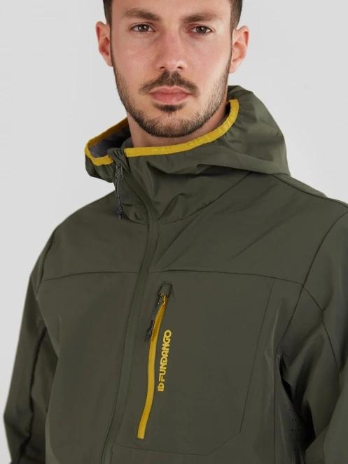 Fundango Alloy Hooded Softshell męski kurtka softshell zielony 6