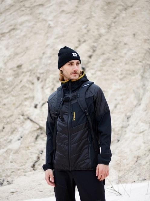 Fundango Gaara Hybrid Jacket męski kurtka softshell czarny 10