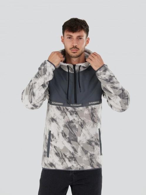 Fundango Exodus Hybrid Jacket męski sweter szary 2