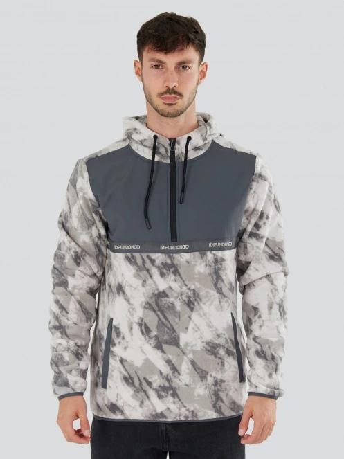 Fundango Exodus Hybrid Jacket męski sweter szary 5