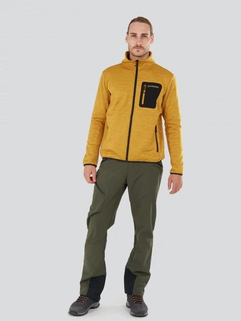 Fundango Jefferson Fleece Jacket męski bluza z polaru pomarańczowy 4