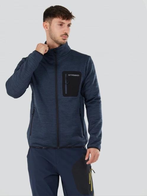 Fundango Jefferson Fleece Jacket męski bluza z polaru niebieski 2