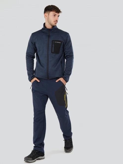 Fundango Jefferson Fleece Jacket męski bluza z polaru niebieski 4