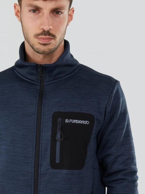 Fundango Jefferson Fleece Jacket męski bluza z polaru niebieski 6