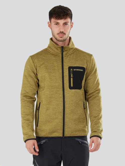 Fundango Jefferson Fleece Jacket męski bluza z polaru zielony 2