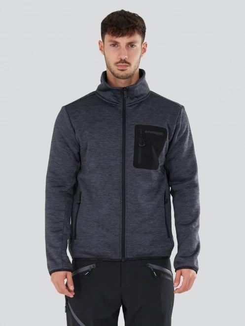 Fundango Jefferson Fleece Jacket męski bluza z polaru szary 2