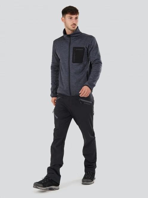 Fundango Jefferson Fleece Jacket męski bluza z polaru szary 4
