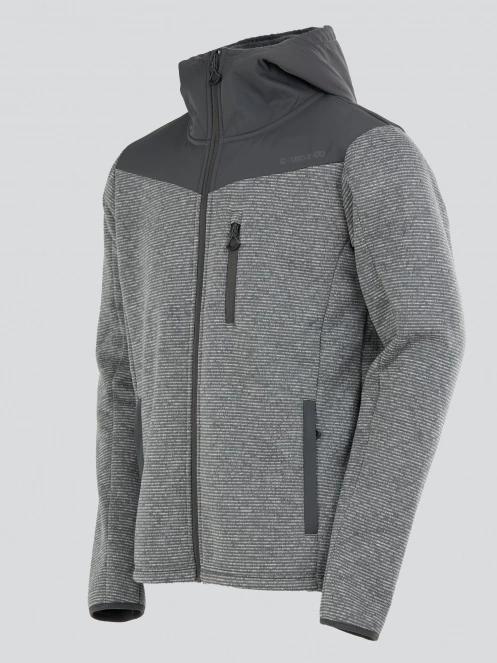 Fundango Ashford Insulated Fleece Jacket męski bluza z polaru szary 8
