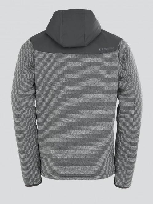 Fundango Ashford Insulated Fleece Jacket męski bluza z polaru szary 9
