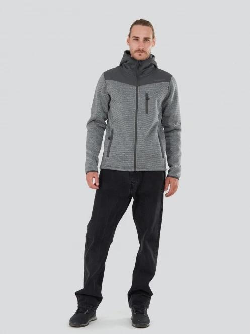 Fundango Ashford Insulated Fleece Jacket męski bluza z polaru szary 4