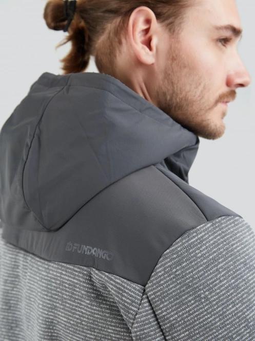 Fundango Ashford Insulated Fleece Jacket męski bluza z polaru szary 6