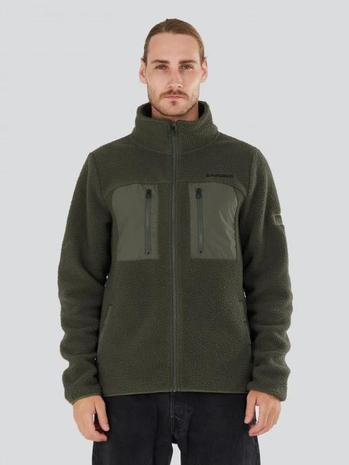 Fundango Haven Hybrid Jacket męski sweter zielony 2