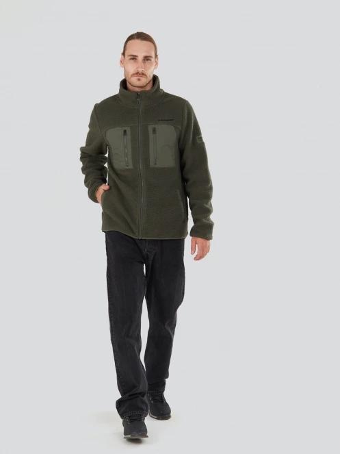 Fundango Haven Hybrid Jacket męski sweter zielony 4