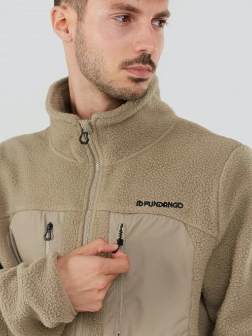 Fundango Haven Hybrid Jacket męski sweter piasek 6