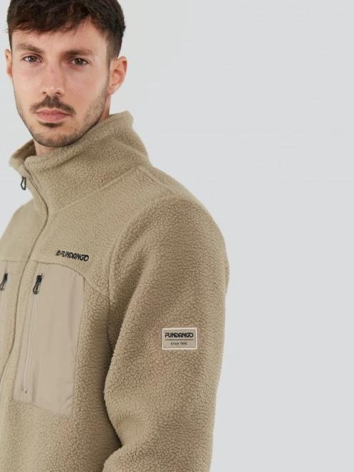 Fundango Haven Hybrid Jacket męski sweter piasek 7
