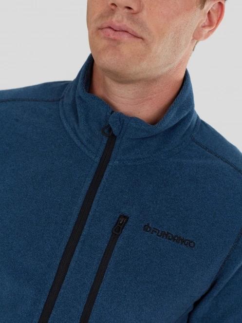 Fundango Jeffrey Fullzip Fleece męski bluza z polaru ciemnoniebieski 6