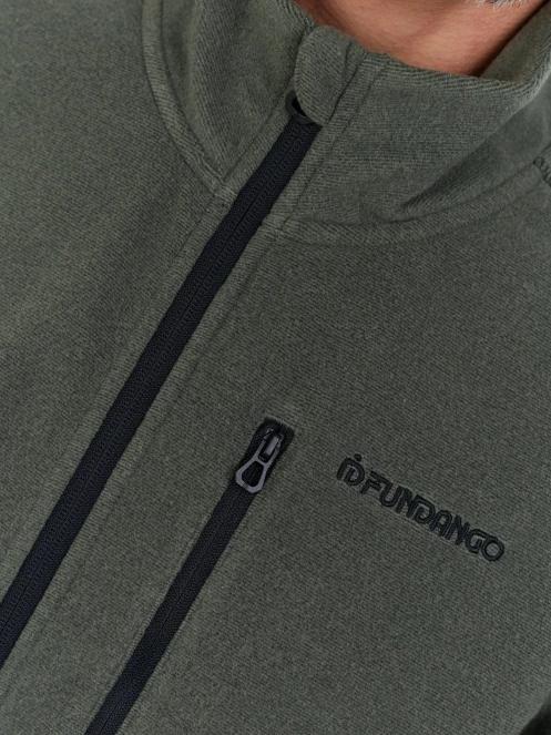 Fundango Jeffrey Fullzip Fleece męski bluza z polaru oliwka 6