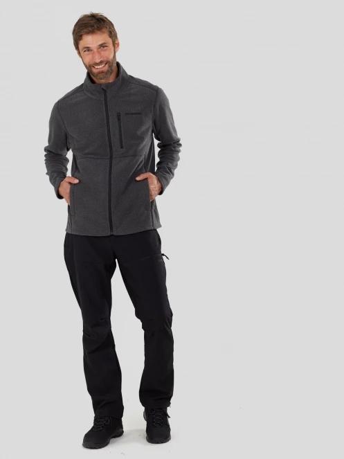Fundango Jeffrey Fleece Jacket męski bluza z polaru czarny 4
