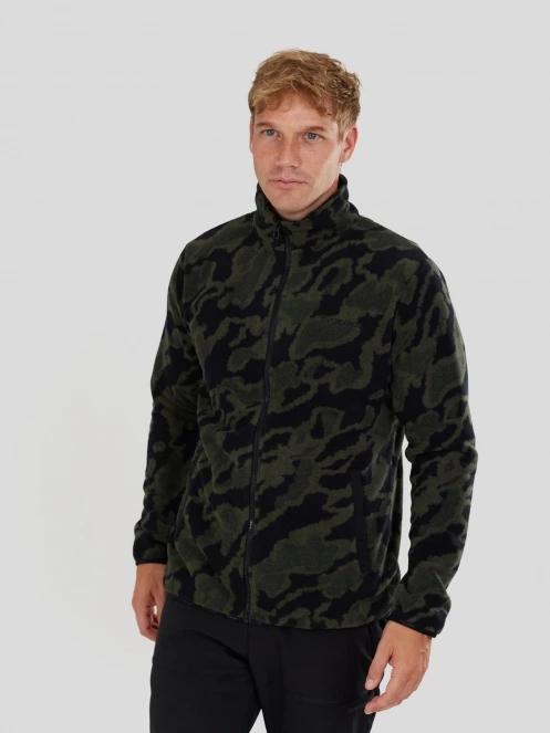 Fundango Nestor II Fleece Jacket męski bluza z polaru czarny 2