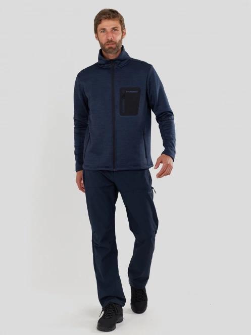 Fundango Revolution Fleece Jacket męski bluza z polaru ciemnoniebieski 4