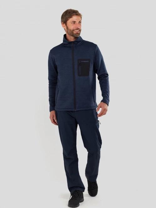 Fundango Revolution Fleece Jacket męski bluza z polaru ciemnoniebieski 5
