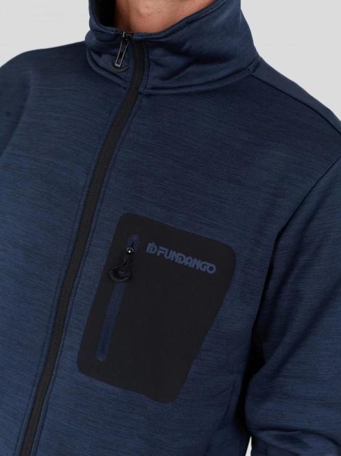 Fundango Revolution Fleece Jacket męski bluza z polaru ciemnoniebieski 6