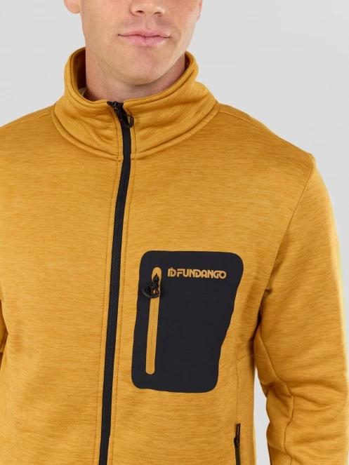 Fundango Revolution Fleece Jacket męski bluza z polaru żółty 5